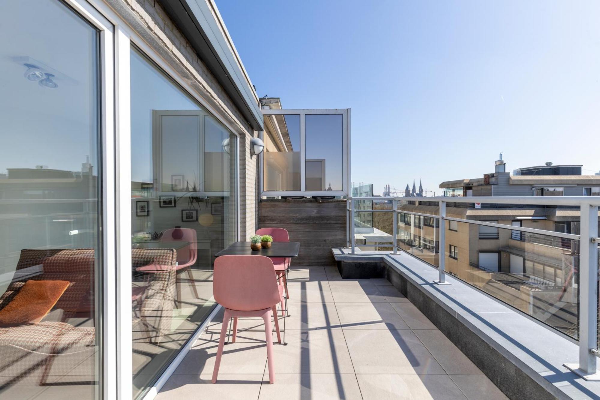 Апартаменты Penthouse Bij Leopoldpark Остенде Экстерьер фото