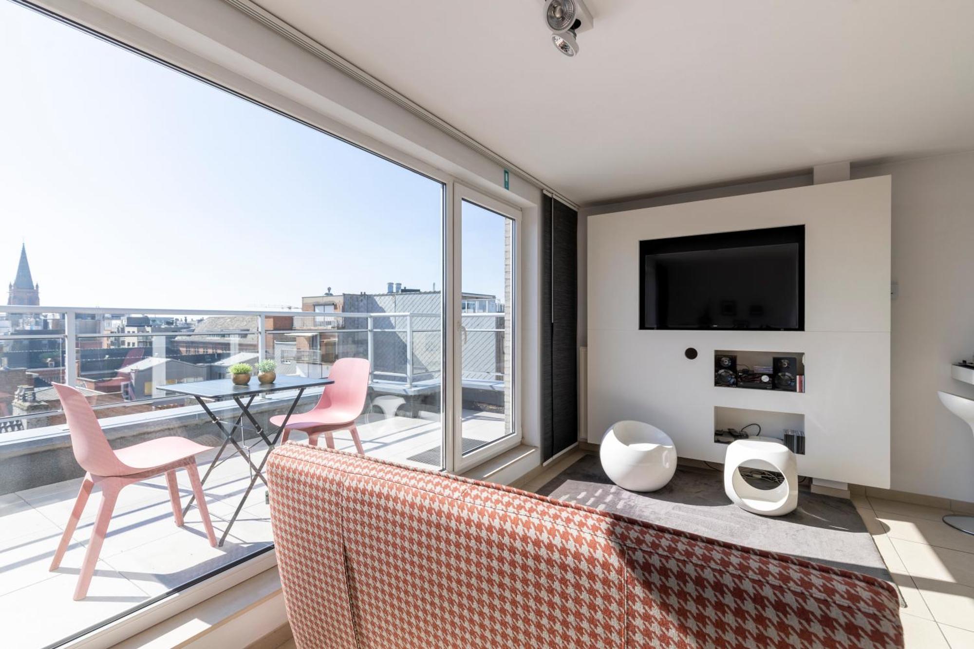 Апартаменты Penthouse Bij Leopoldpark Остенде Экстерьер фото